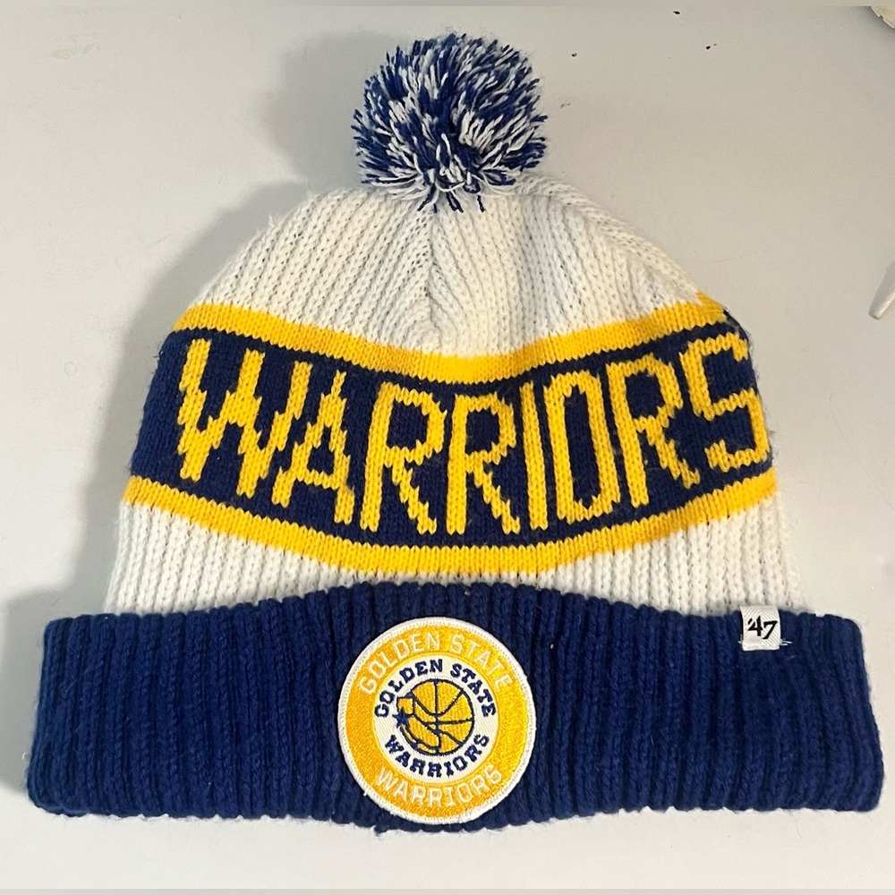Golden State Warriors NBA Basketball 47 Brand Warm Soft Winter Hat Beanie One Sz